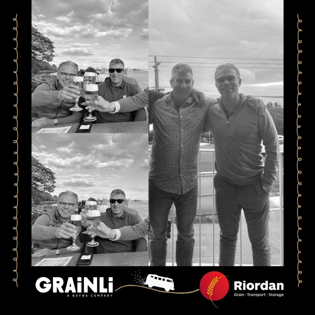 Jim Riordan with our Managing Director Matthias Wree